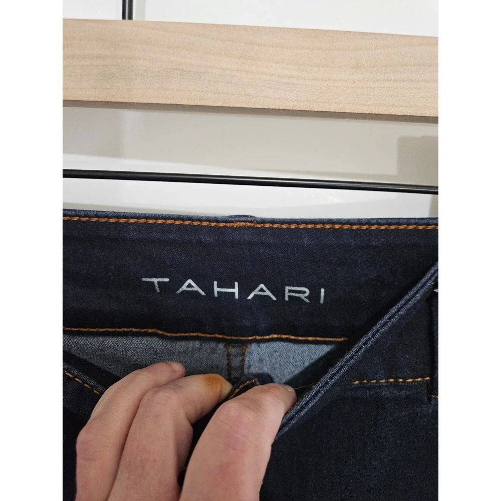 Tahari Womens Size 18W Indigo Blue High Rise Skinny‎ Jeans RN112628